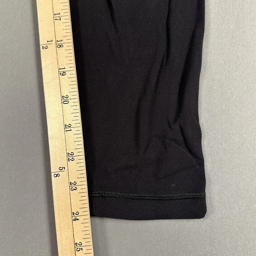 Lululemon Leggings Womens 4 Black High Rise Ankle Yoga Athletic Stretch Gym